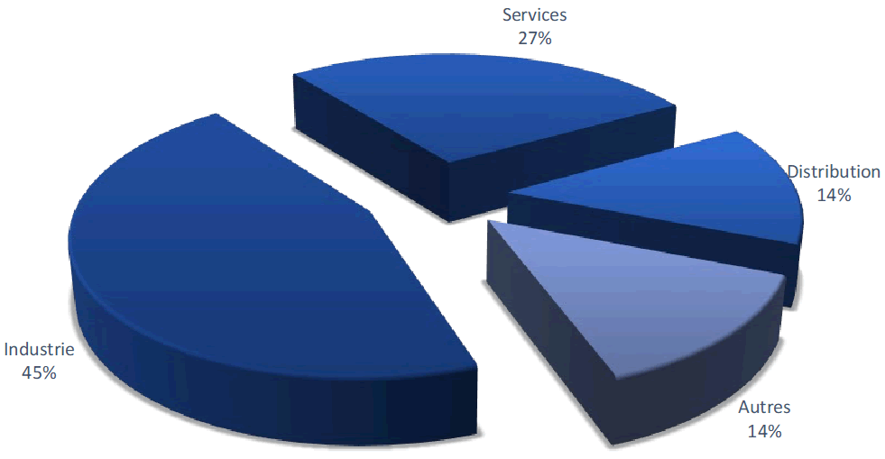 Les secteurs d'activité en management de transition - S2 2022